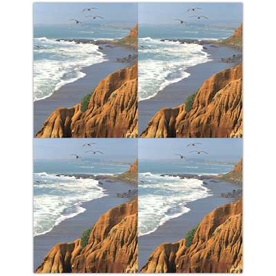 Medical Arts Press® Laser Postcards; Waves Breaking on a Beach, 100/Pk