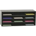 Durham® Modular All-Steel Literature Organizers; 12 Compartments, 14-1/4H; Black