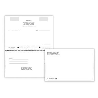 Medical Arts Press® Double-Duty Statement Remittance Envelopes; White, 500/Box