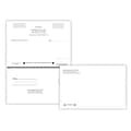 Double-Duty Statement Remittance Envelopes; 4-1/4x6-1/2, White