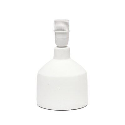 Simple Designs Mini Bocksbeutal Concrete Table Lamp, Off White (LT2080-OFF)