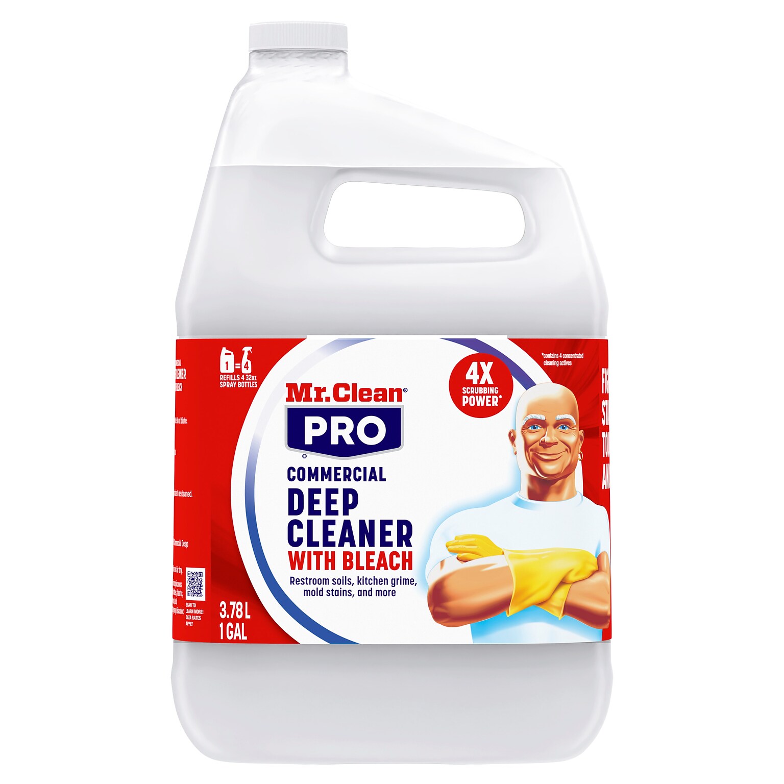 Mr. Clean PRO Commercial Deep Cleaner with Bleach, 1 Gallon (24795)