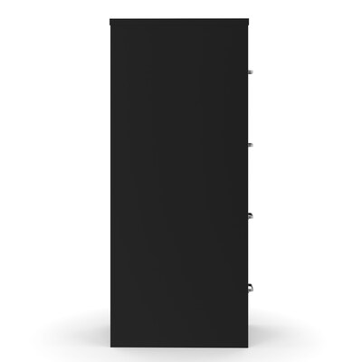 Quill Brand® 4-Drawer Vertical File Cabinet, Locking, Letter, Black, 22"D (22337D)