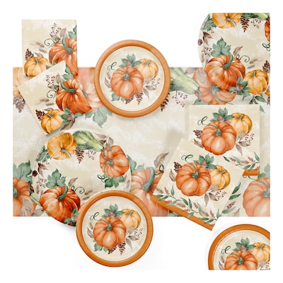 Say Hooray! Harvest Delight Tableware Kit, Multicolored, 49/Pack (DTC9388E2A)