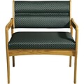 Dakota Wave by Wooden Mallet Standard Fabric Collection; Bariatric Standard Leg Chair