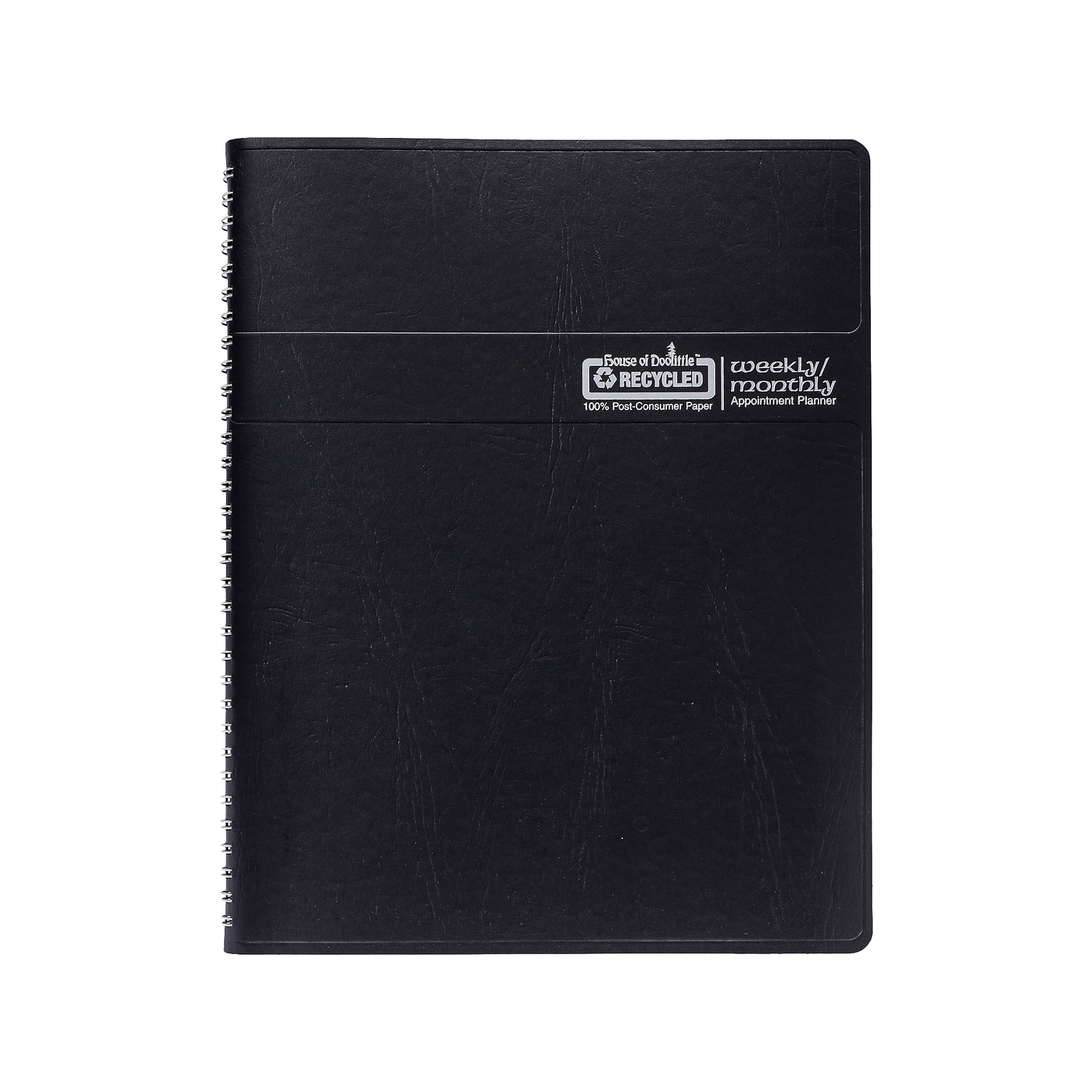 2024 House of Doolittle 8.5 x 11 Weekly & Monthly Appointment Book, Black (283-02-24)