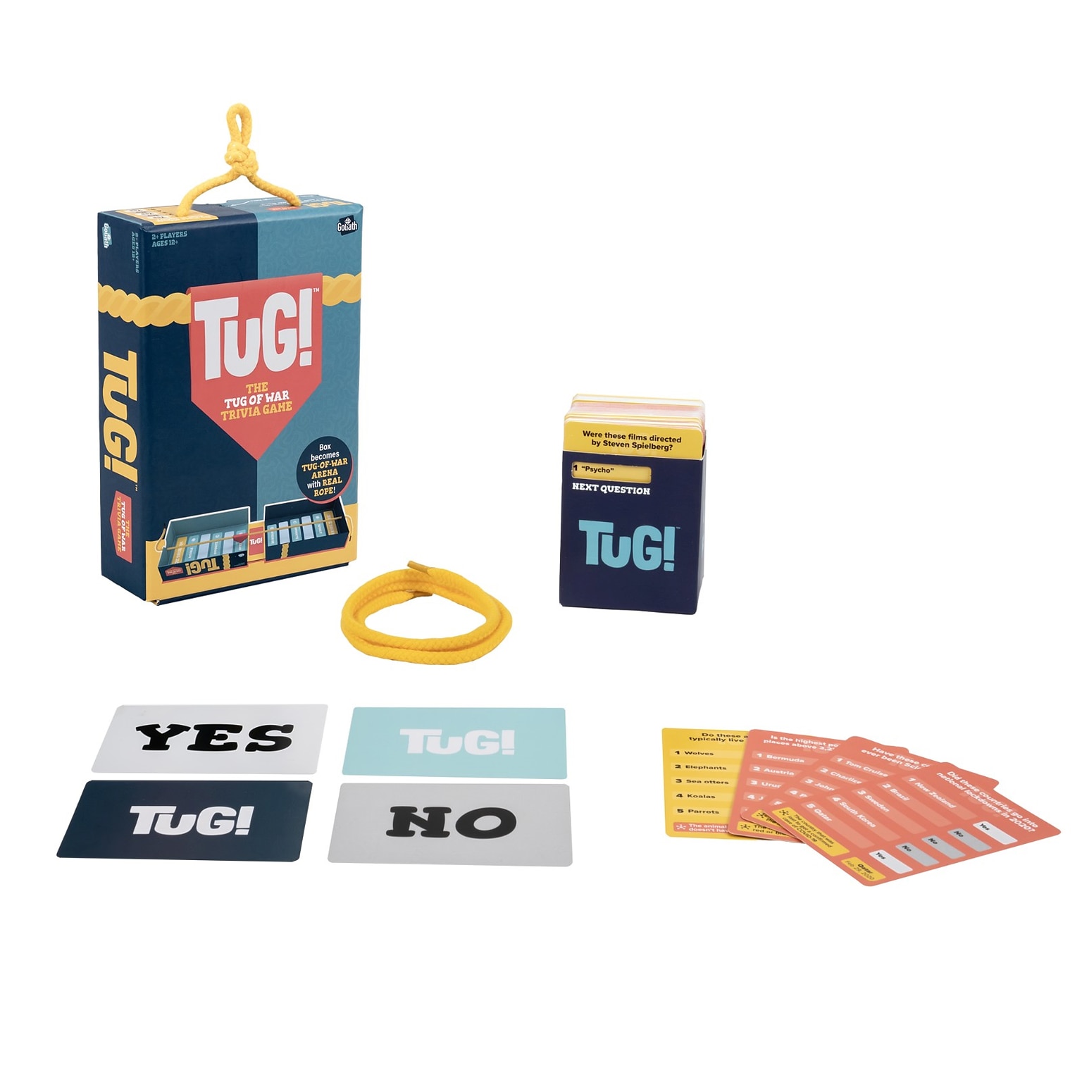 Goliath Tug! Trivia Game, Multicolored (PRE930590)