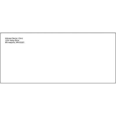 Medical Arts Press® Imprinted #9 Billing & Reply Envelopes; Outgoing, Peel & Seel®, White, 500/Box