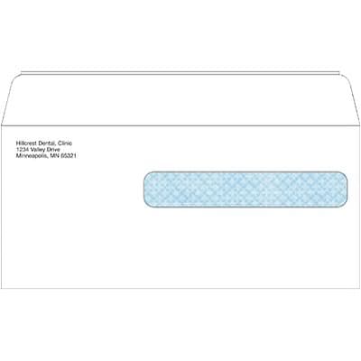 2000 ADA Dental Right Window Claim Envelopes; Peel & Seel®, Personalized, 500/Box
