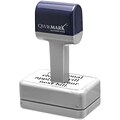 Rubber Message Stamp; 1x1-3/4, Up to 7 Lines