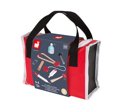 My First Doctor's Bag, Red, 11 Pieces/Set (JND06513)