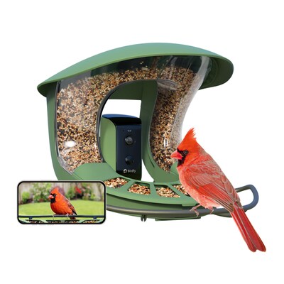 Birdfy Feeder 2 with Camera, Solar Panel and AI by Subscription, Green (EPPAMBNI8602100)