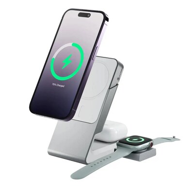 ALOGIC Matrix Magnetic Wireless Charging Dock, 30W, 1.5 ft., White (MSCDDAWCWH-US)