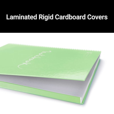 Miquelrius 1-Subject Notebook, 8.5" x 11", College-Ruled, 80 Sheets, Lavender, 5/Carton (48281CS)