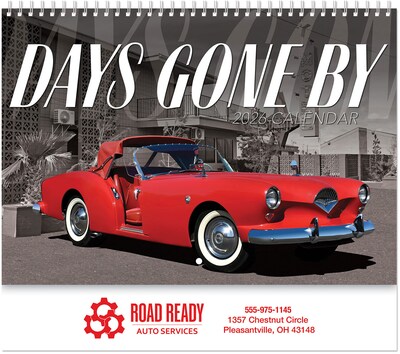 Days Gone By Wall Calendar-Spiral
