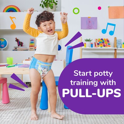 Pull-Ups Potty Training Pants, Boys 3T-4T, 84/Carton (45271)