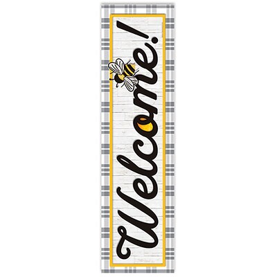 Eureka The Hive Welcome Horizontal Banner, 45" x 12", 6/Pack (EU-849344-6)