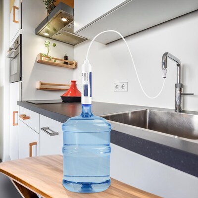 EZ Jug Water Filtration System with Garden Hose Faucet Adapter & Basic Indoor Kitchen Faucet Adapter (EZID001)