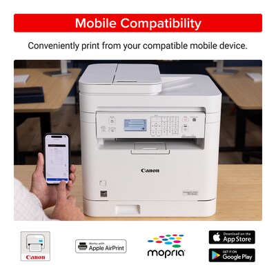 Canon imageCLASS MF284dw Wireless Black & White Laser Printer, All-In-One, Print, Scan, Copy (6354C019)