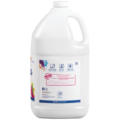 Prang Ready-to-Use Washable Tempera Paint, White, 128 oz. (22809)