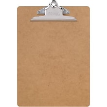 Quill Brand® Hardboard Clipboard, Letter Size, Tan (22097-QCC)