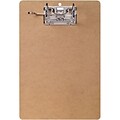 Quill Brand® Hardboard Clipboard, Letter Size, Tan (22099-QCC)