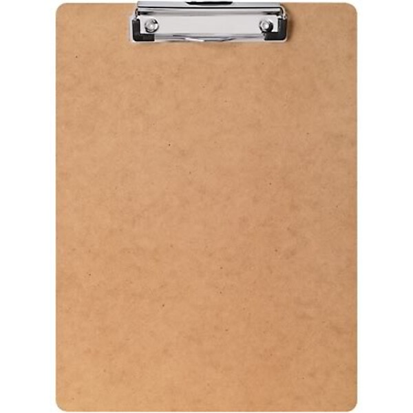 Quill Brand® Hardboard Clipboard, Letter Size, Tan (22094-QCC)