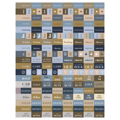 2025-2026 TF Publishing Fleur de Lis 9" x 11" Academic Year Weekly & Monthly Planner, Paperboard Cover, Multicolored (AY26-9712)