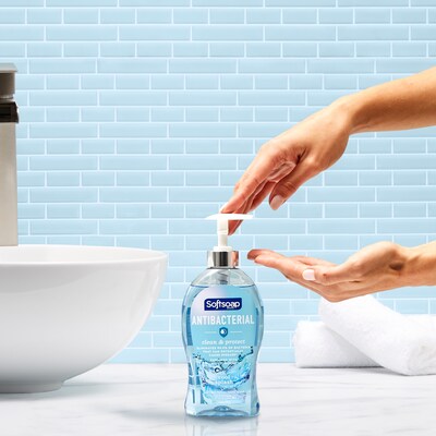 Softsoap Antibacterial Liquid Hand Soap, Cool Splash, 11.25 Oz. (US07327A)