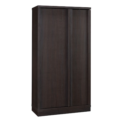 Sauder Merton Hall 71H Storage Cabinet with 6 Shelves, Dakota Oak (443672)