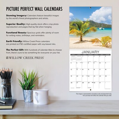 2025 Willow Creek Wise Quacking 12" x 12" Yearly Wall Calendar (46371)