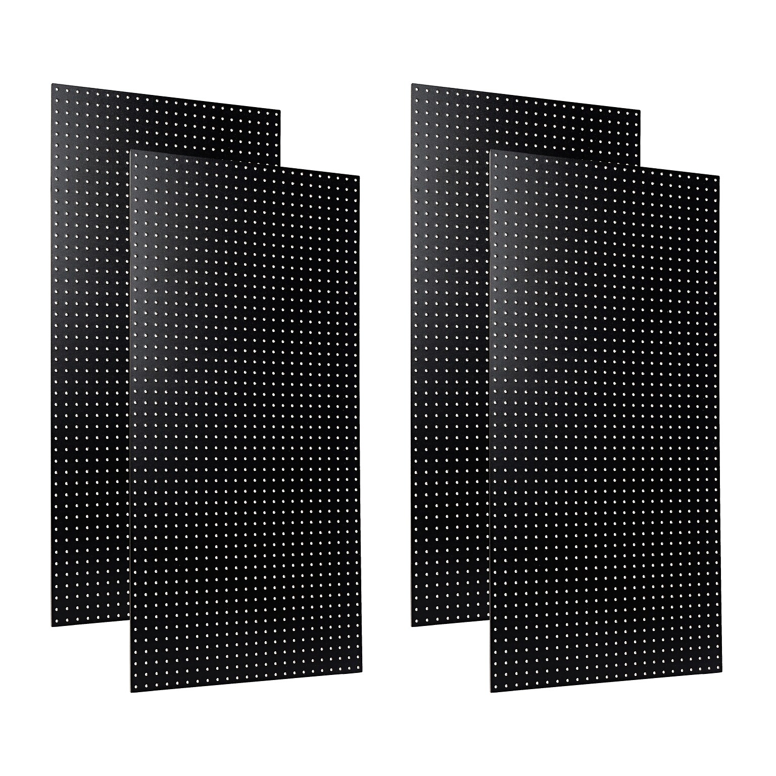 Triton Products HDF Pegboard 24 x 48 x 1/4, Set of 4 (TPB-4BK)