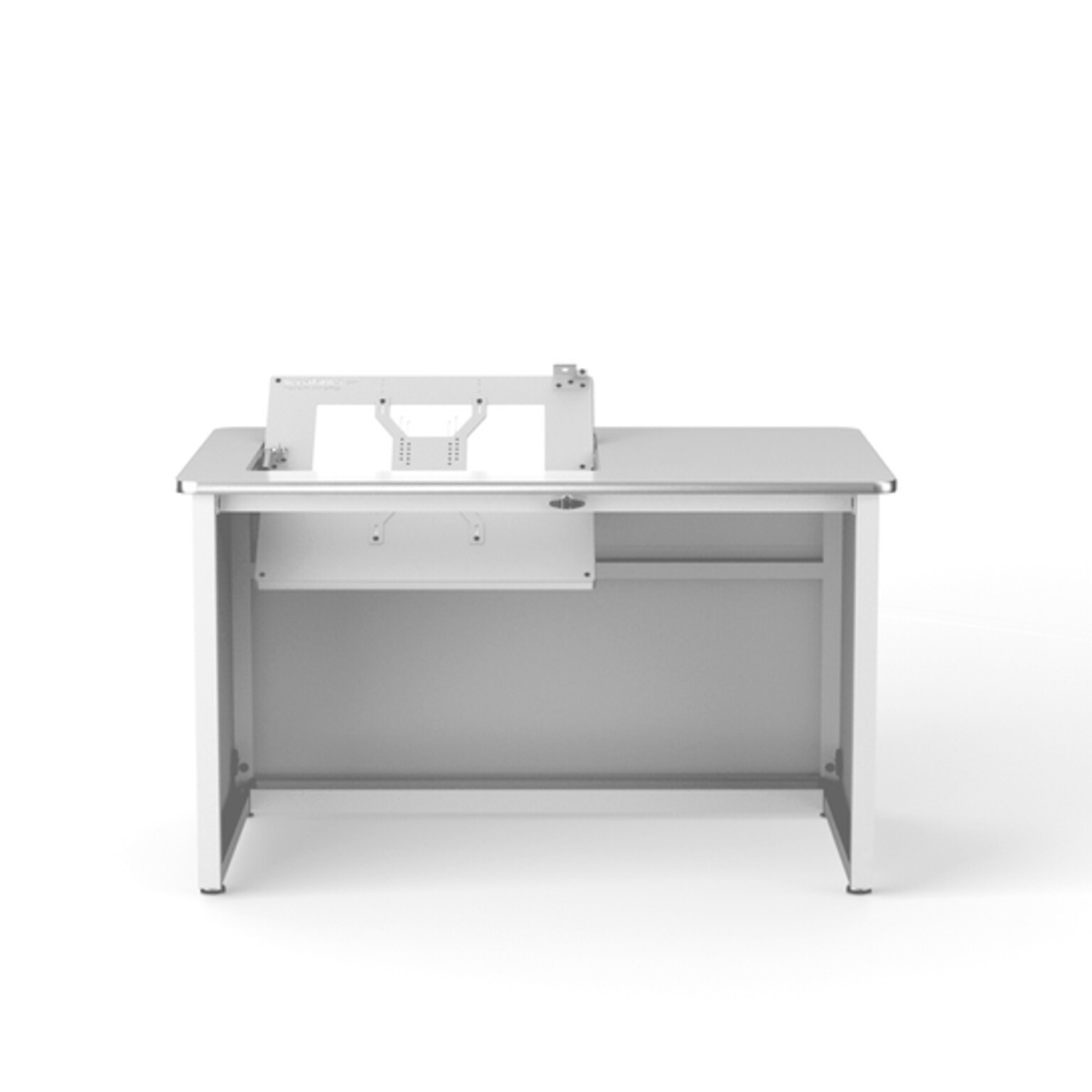 VersaDesk Enclosed Revolution 48W Computer Desk, White (RSD4830-WW)