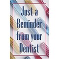 Medical Arts Press® Dental Standard 4x6 Postcards; Brushes Reminder