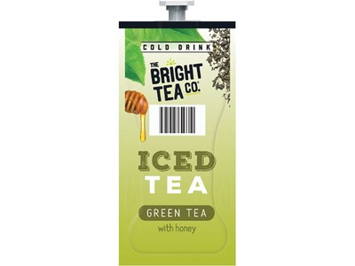 Lavazza Bright Tea Co. Iced Green Tea with Honey, Flavia Freshpack, 100/Carton (48049)