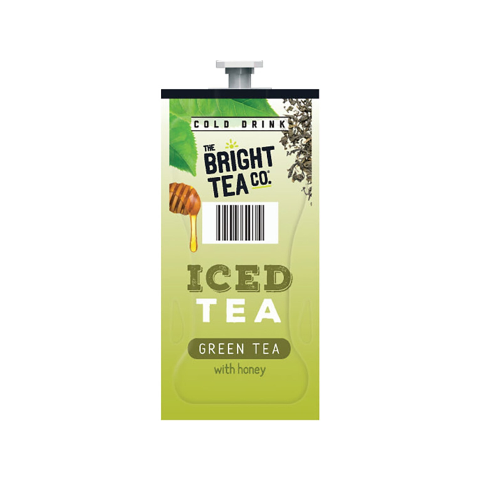 Lavazza Bright Tea Co. Iced Green Tea with Honey, Flavia Freshpack, 100/Carton (48049)