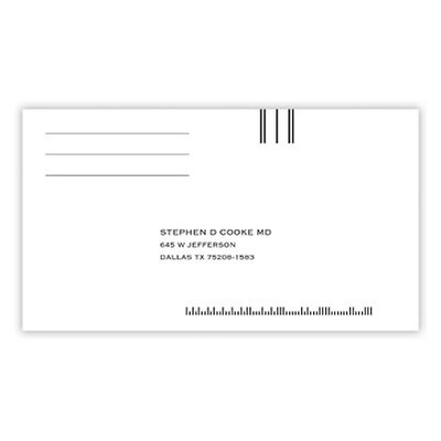 Medical Arts Press® Imprinted #6-1/2 Billing/Reply Envelopes; Gummed, White, Reply, 500/Box