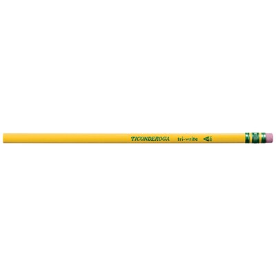 Ticonderoga Wooden Pencil, 0.7mm, #2 Soft Lead, 8/Pack (13852)
