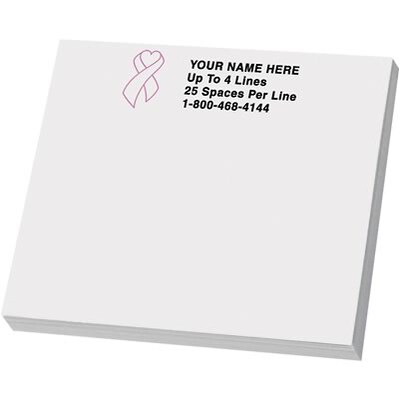 Custom Printed BIC® Sticky Note® Pads;  3x3, 25 sheets/pad