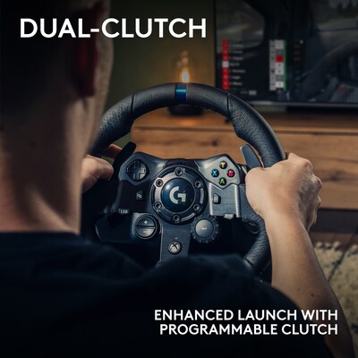 Logitech TRUEFORCE G923 Racing Wheel and Pedals for Xbox X S, Xbox One and PC. (941-000156)