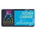 Custom Printed Medical Arts Press® Full-Color Eye Care Name Badges; Standard, Eye Chart