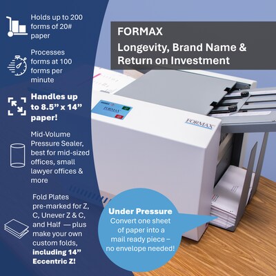 Formax FD 1506 Automatic Pressure Sealer, 200 Sheets (FD1506)