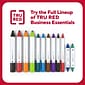 TRU RED™ Pen Dry Erase Kit, Fine Tip, Assorted, 4/Pack (TR61743/TR56941)