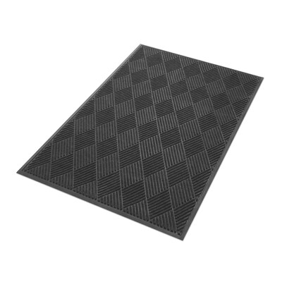 Coastwide Professional™ Commercial Wiper/Scraper Floor Mat, 4 x 6, Charcoal (CW23071)