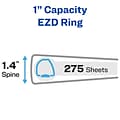 Avery Heavy Duty 1 3-Ring Framed View Binders, One Touch EZD Ring, Black (68054)