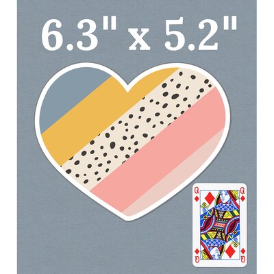 Carson Dellosa Education We Belong Hearts & Dots Cut-Outs, 36/Pack, 3 Packs/Bundle (CD-120646-3)