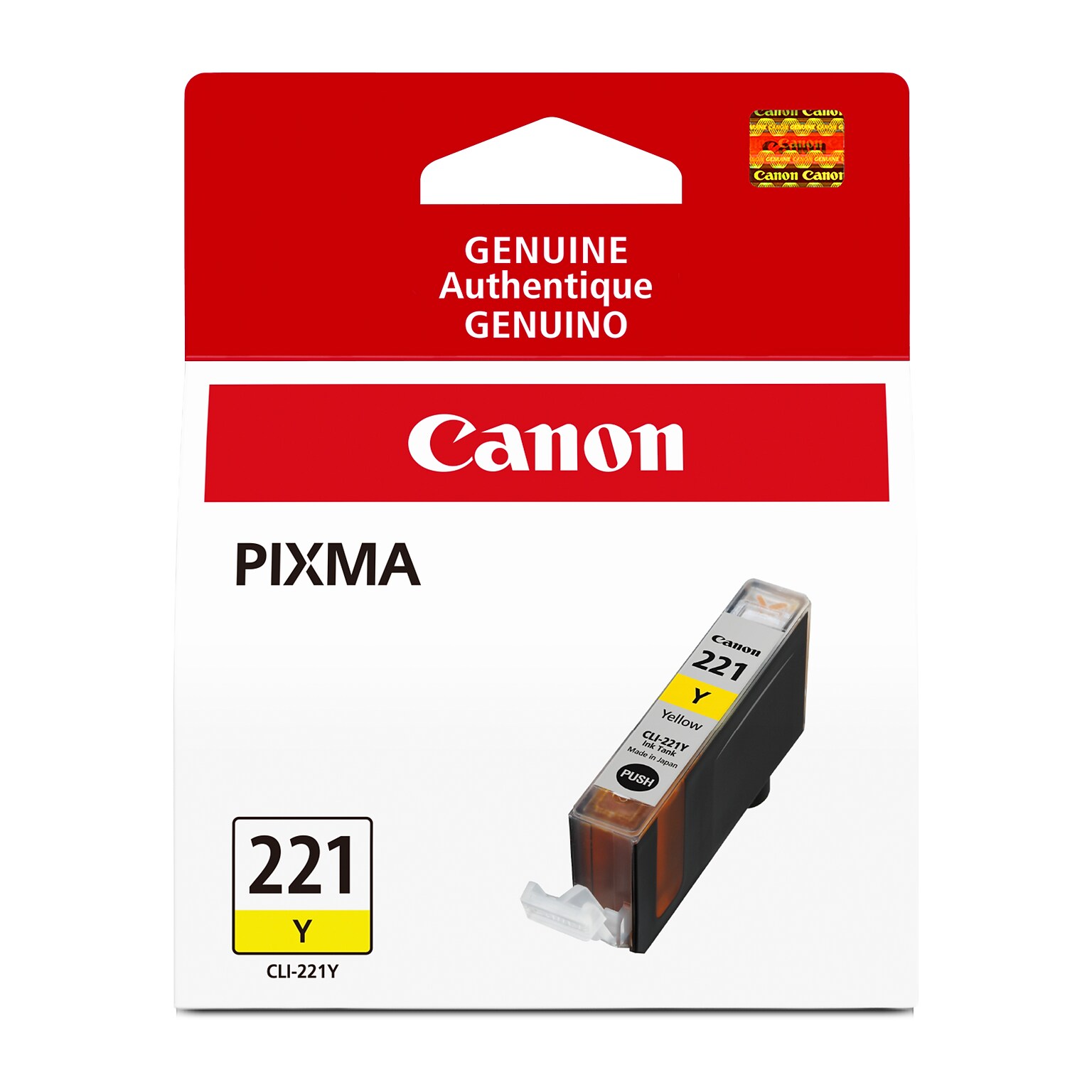 Canon 221 Yellow Standard Yield Ink Cartridge   (2949B001)