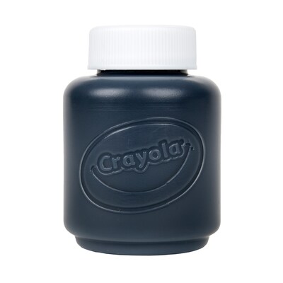 Crayola Washable Kid's Paint, Black, 2 oz., 12/Bundle (BIN542851-12)
