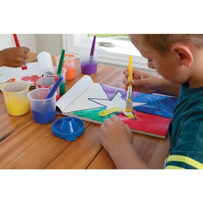 Prang Ready-To-Use Washable Tempera Paint, Assorted Colors, 16 oz., 12/Carton (21696)