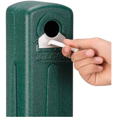 Global Industrial Outdoor Ashtray, 5 Gallon, Green (245133GN)